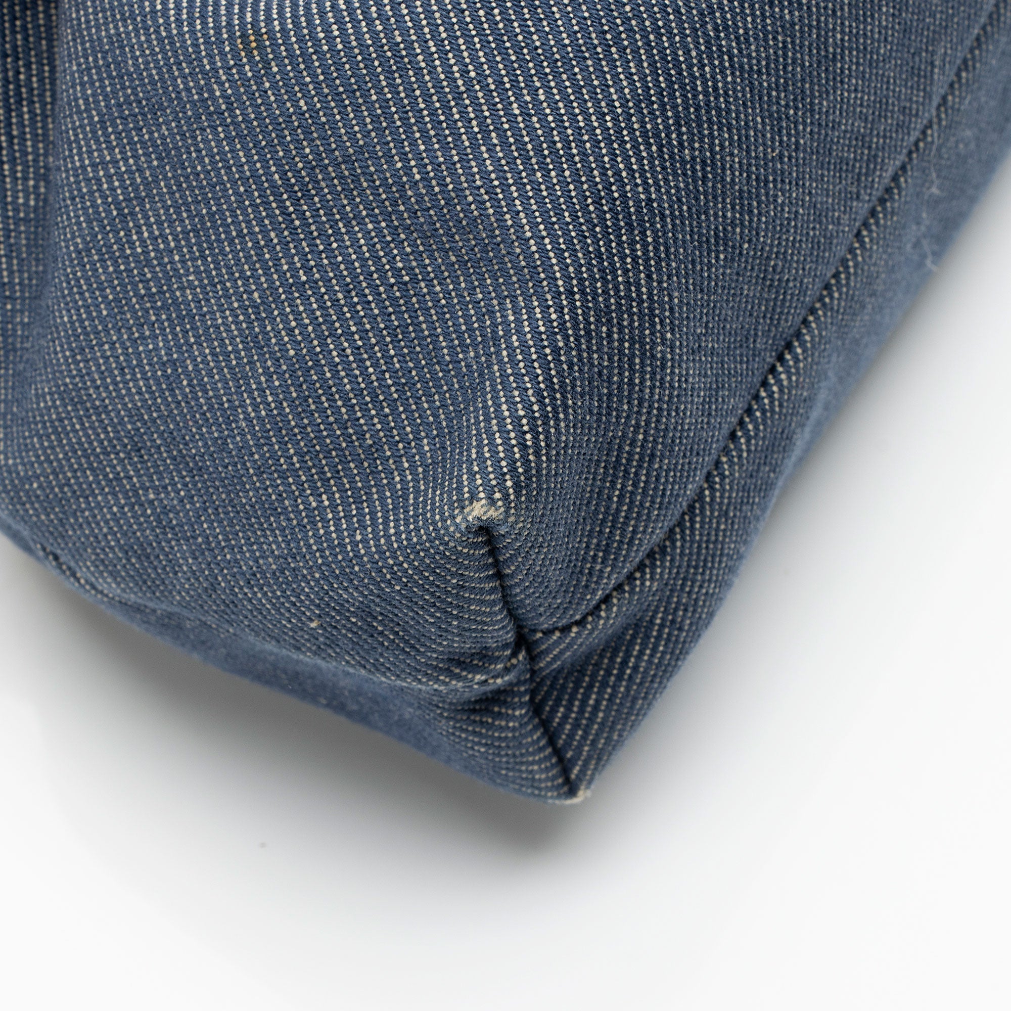 Fendi Vintage Denim Chef Shoulder Bag
