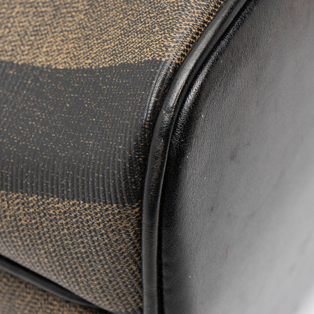 Fendi Vintage Pequin Dome Satchel