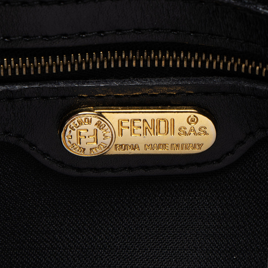 Fendi Vintage Pequin Dome Satchel