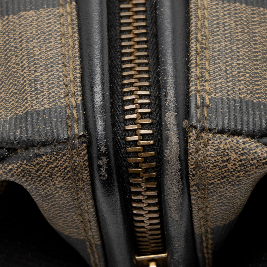 Fendi Vintage Pequin Satchel (SHF-p2iSKx)