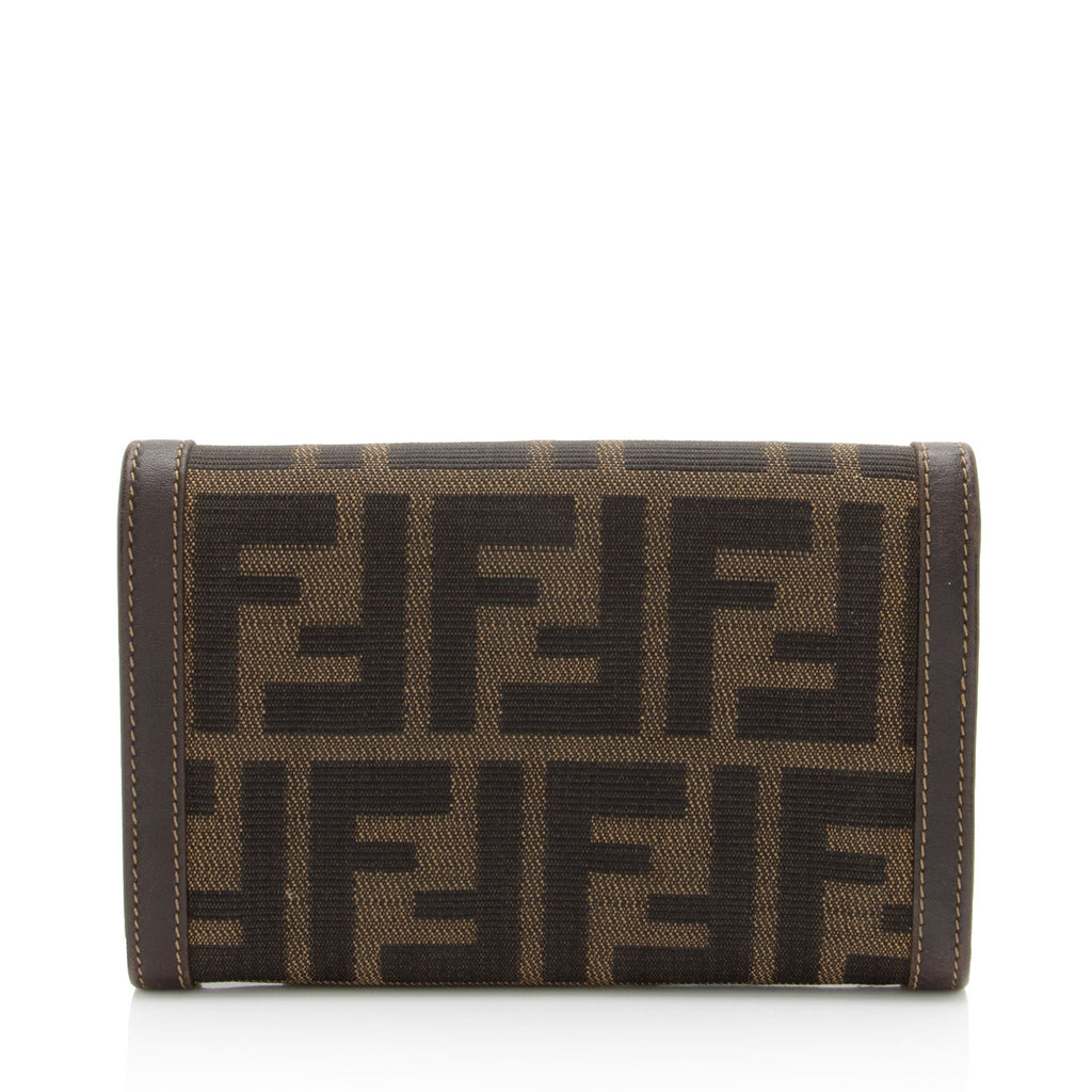 Fendi Vintage Zucca Compact Wallet