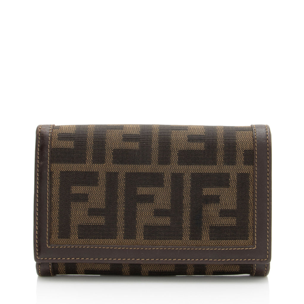 Fendi Vintage Zucca Compact Wallet