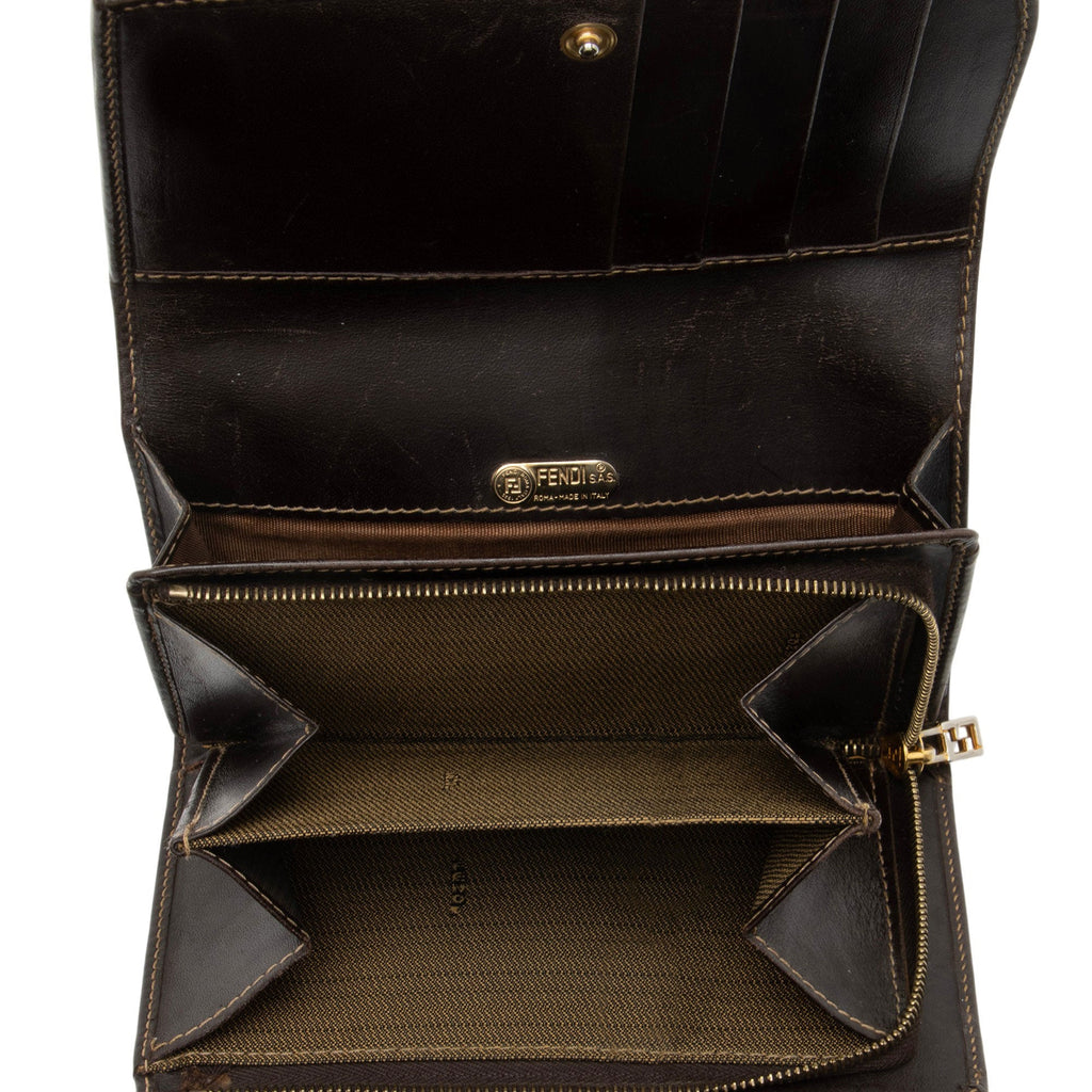 Fendi Vintage Zucca Compact Wallet