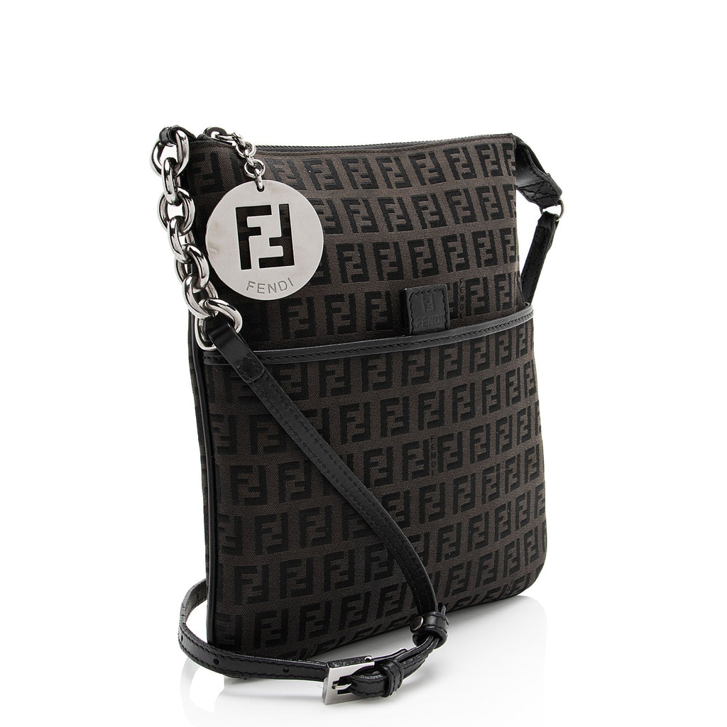 Fendi Vintage Zucchino Canvas Messenger