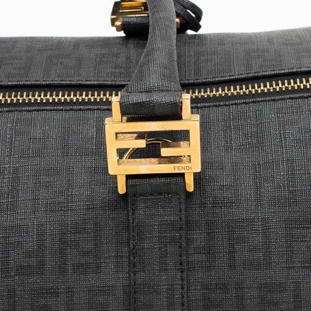 Fendi Vintage Zucchino Forever Boston Bag