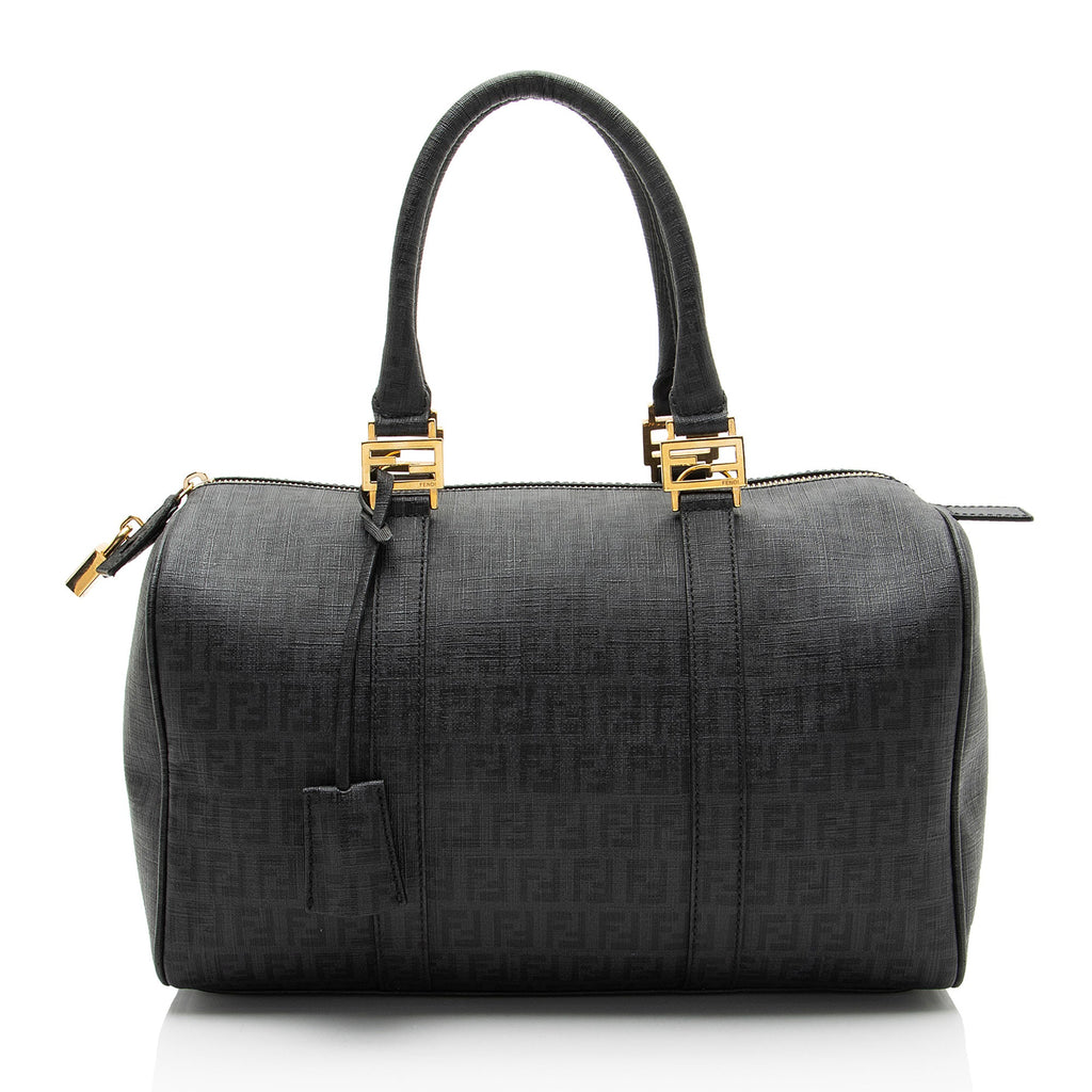 Fendi Vintage Zucchino Forever Boston Bag