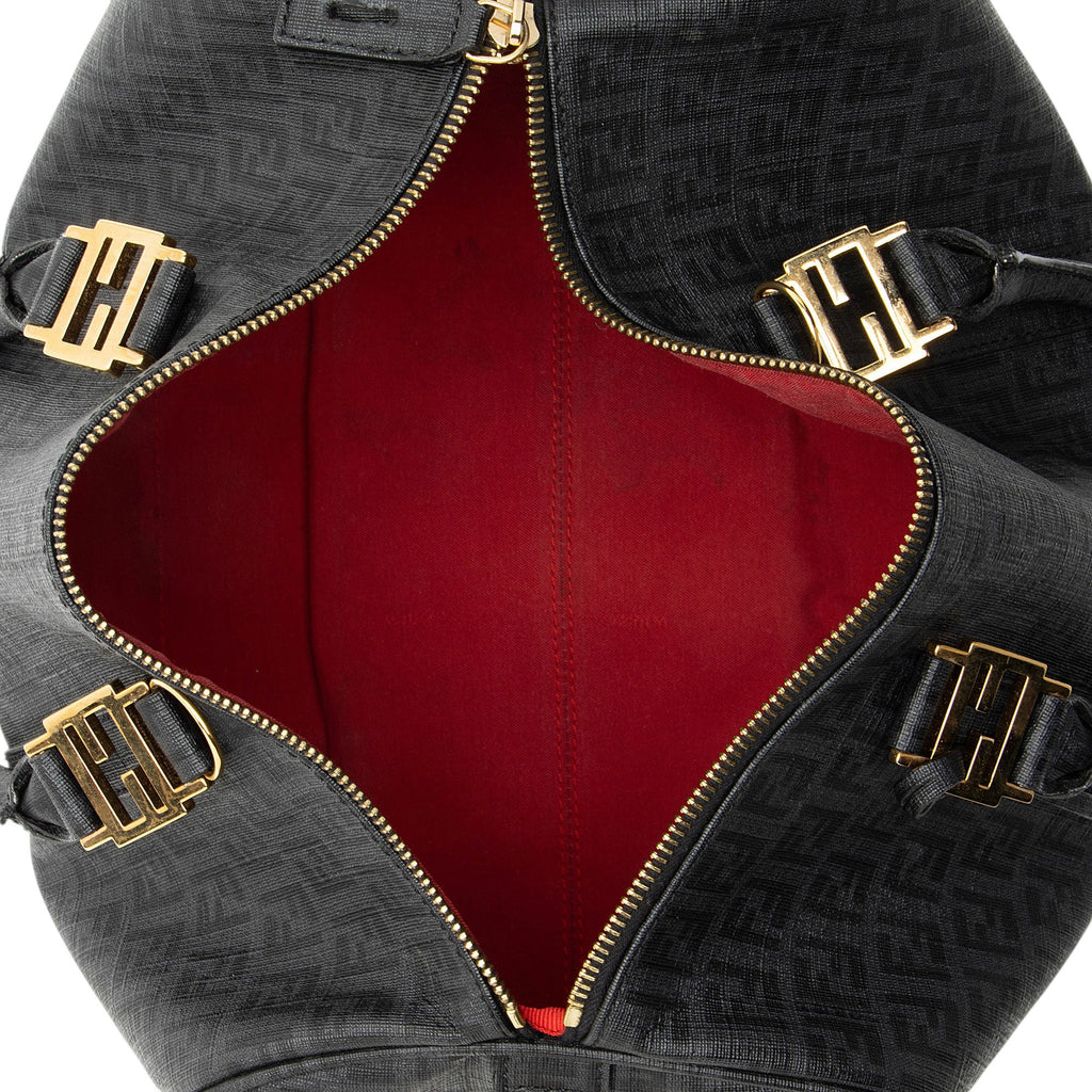 Fendi Vintage Zucchino Forever Boston Bag