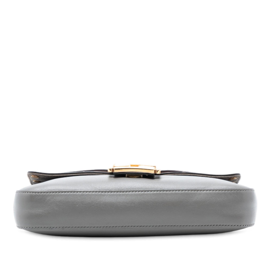 Fendi Vitello Grace FF 1974 Baguette Crossbody