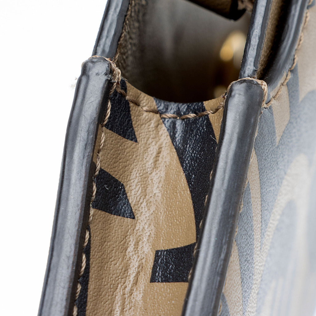 Fendi X Sara Coleman Leather Vertigo Peek A Phone Pouch (SHF-eqtLTR)