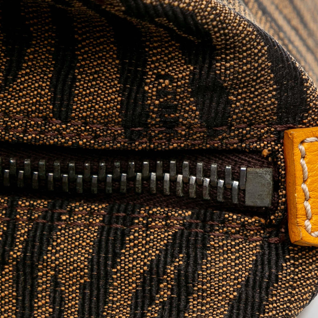 Fendi Zebra Print Canvas Handbag