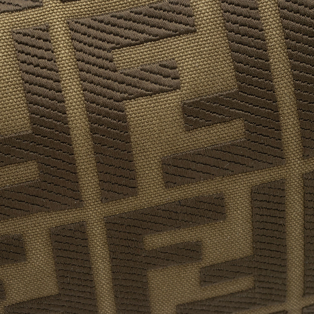 Fendi Zucca Calfskin Baguette Shoulder Bag