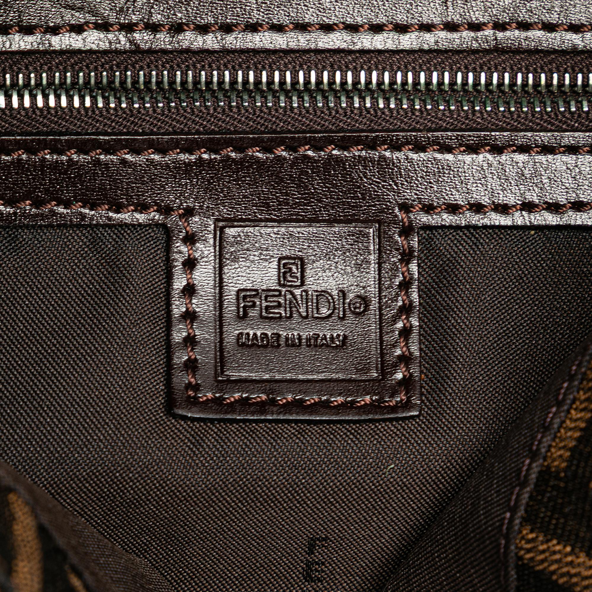 Fendi Zucca Canvas Baguette