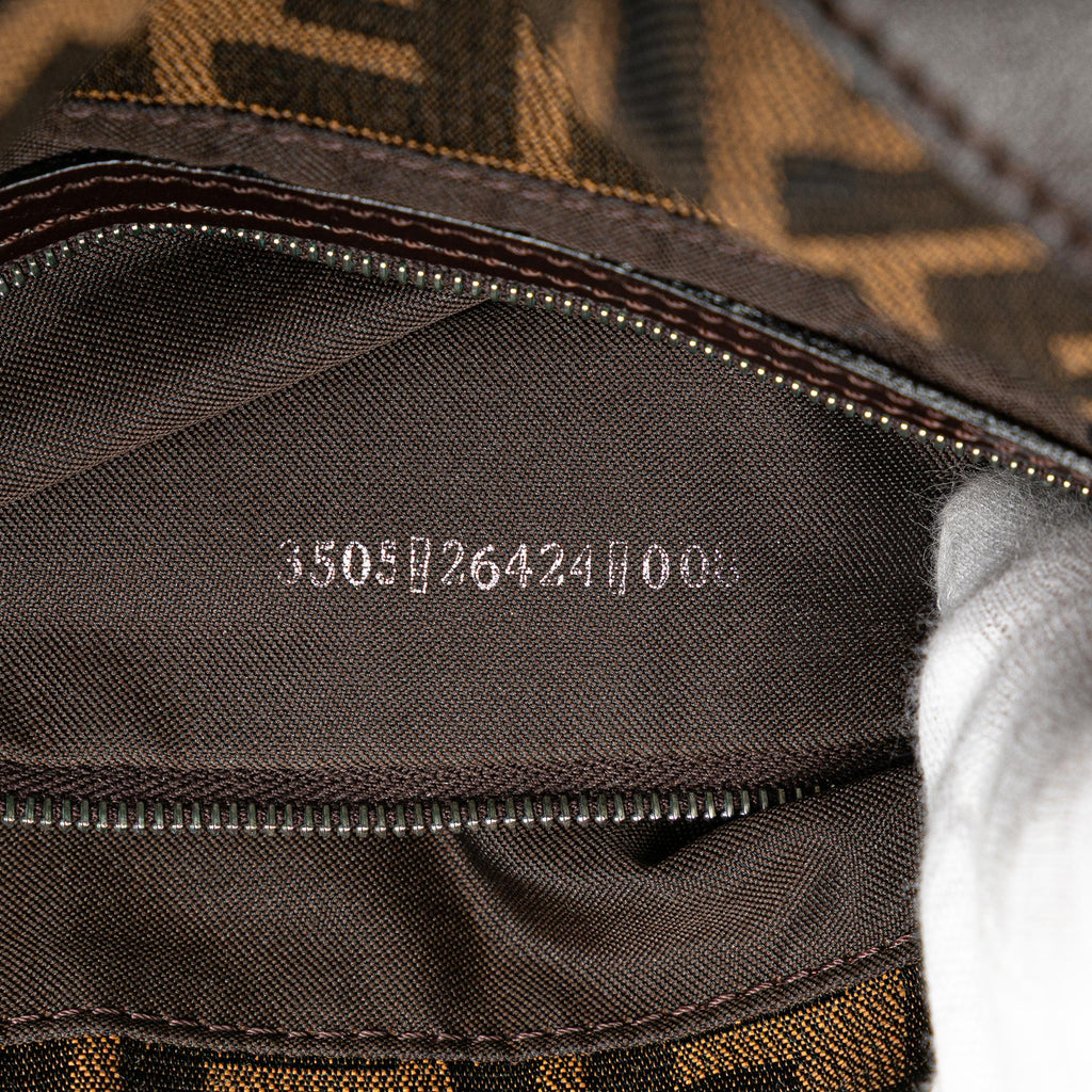 Fendi Zucca Canvas Baguette