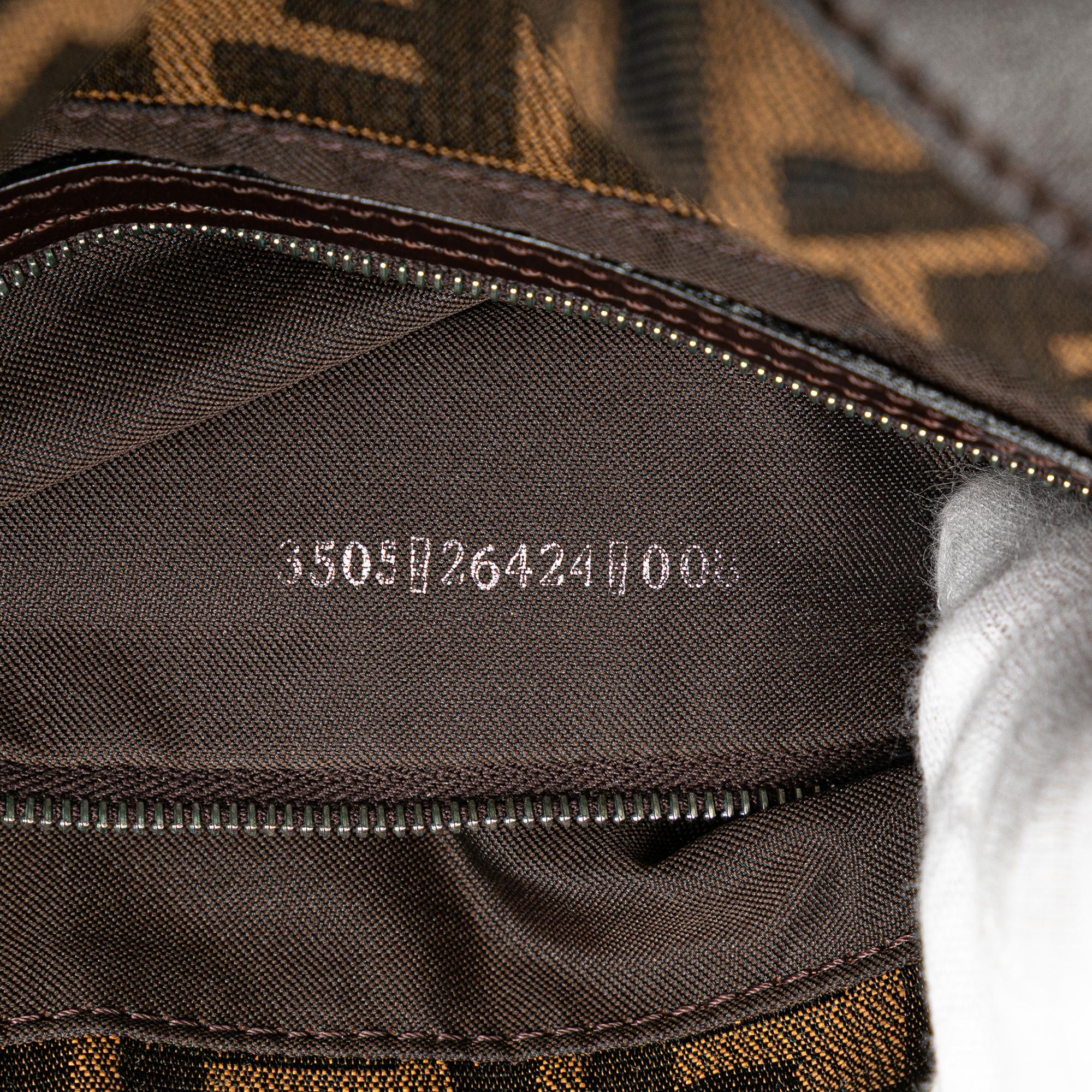 Fendi Zucca Canvas Baguette