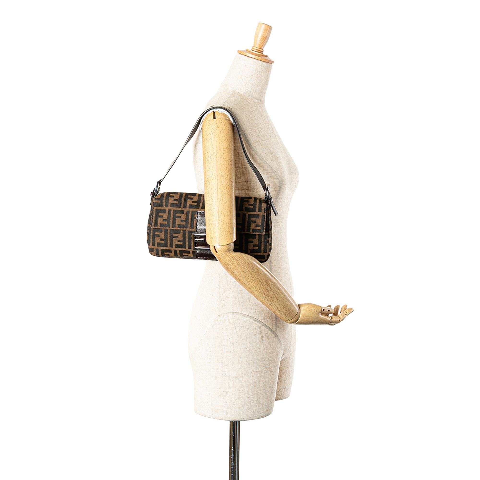 Fendi Zucca Canvas Baguette