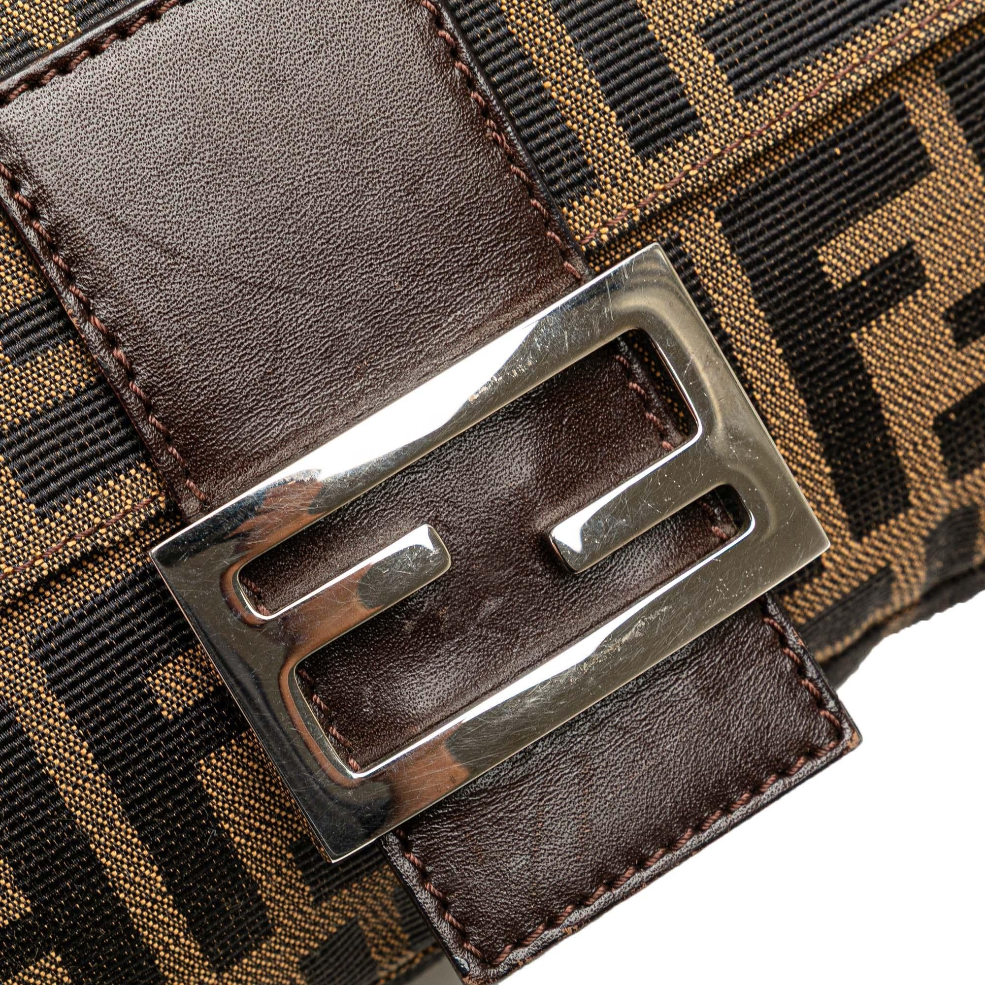 Fendi Zucca Canvas Baguette