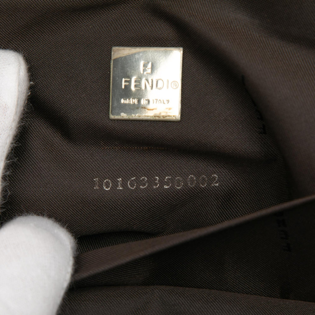 Fendi Zucca Canvas Bento Box Shoulder Bag