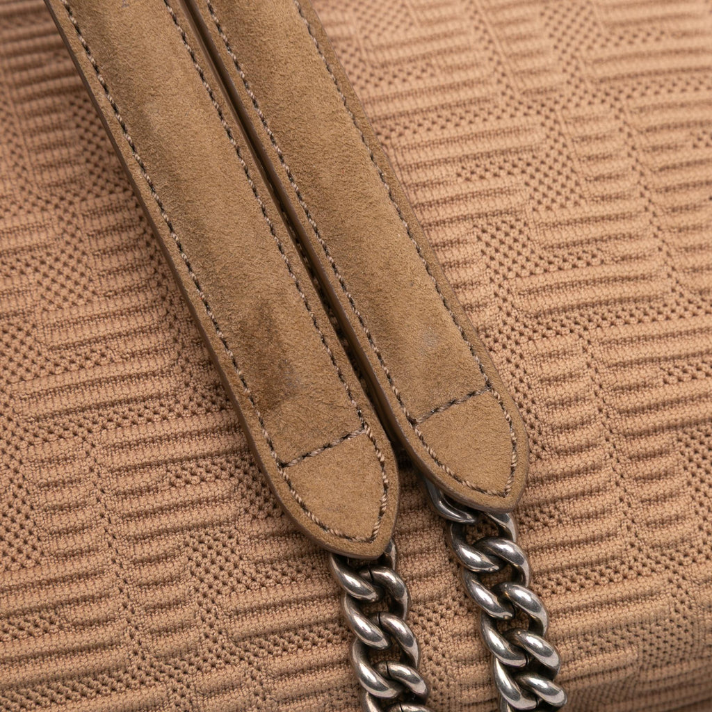 Fendi Zucca Canvas Chain Midi Baguette