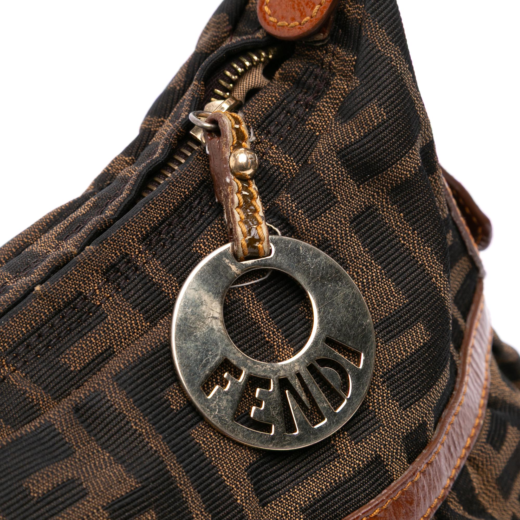 Fendi Zucca Canvas Chef Shoulder Bag