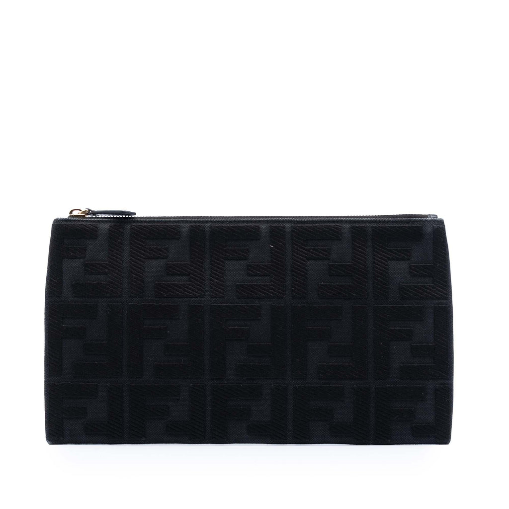 Fendi Zucca Canvas Clutch