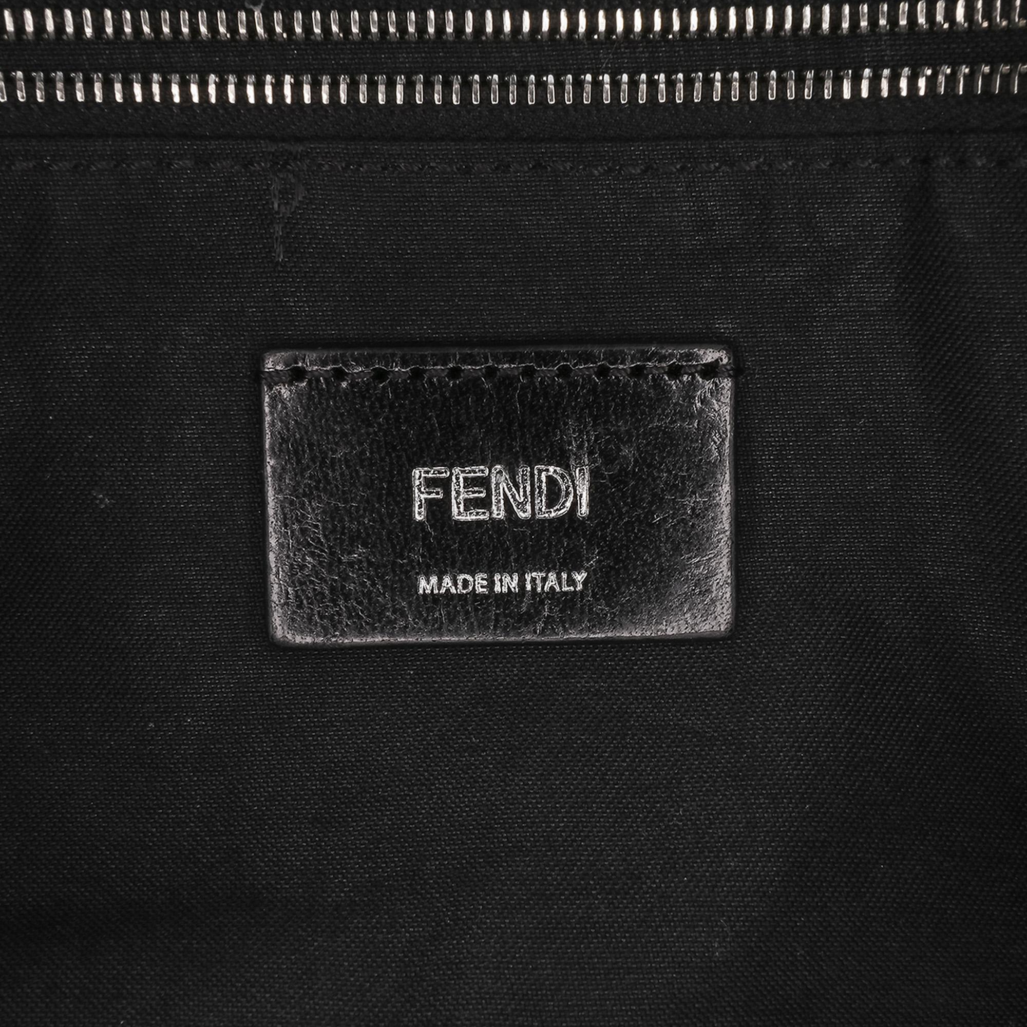 Fendi Zucca Canvas Convertible Baguette Satchel