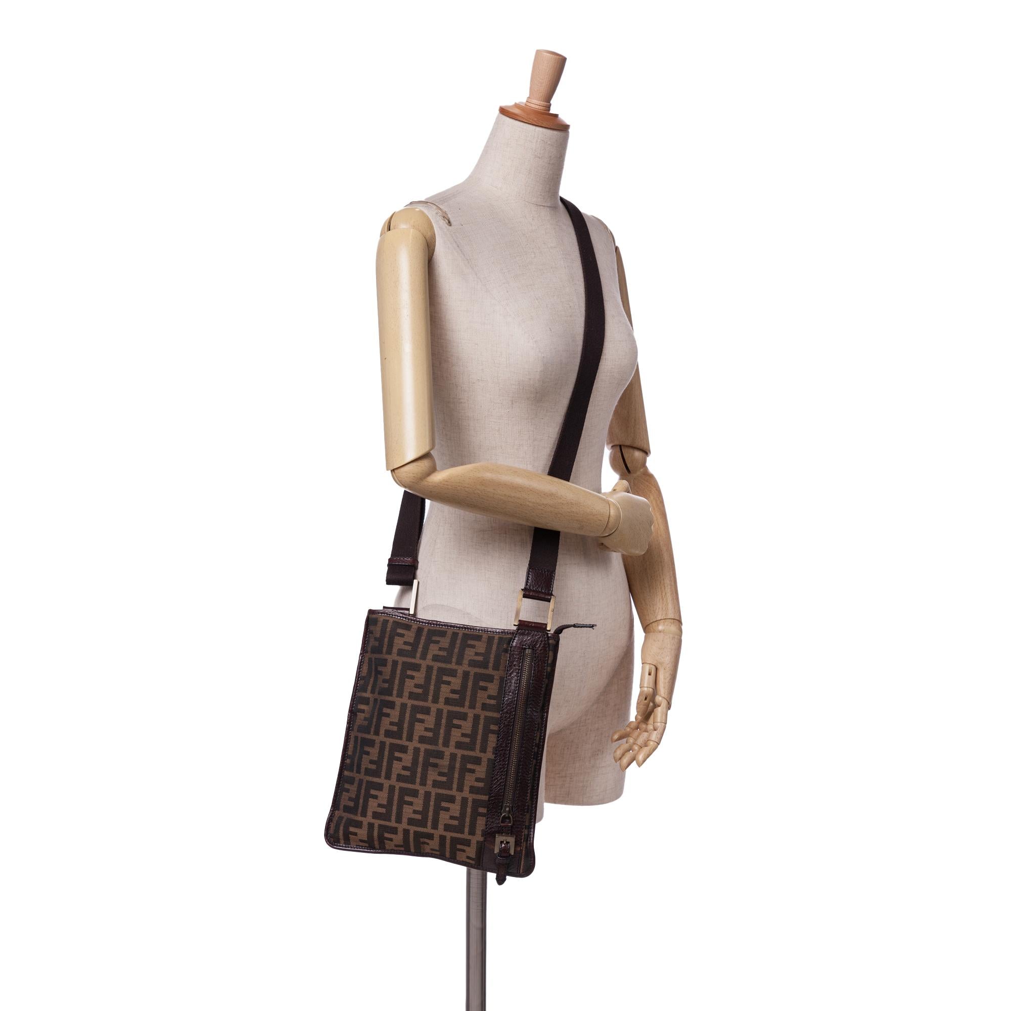Fendi Zucca Canvas Crossbody