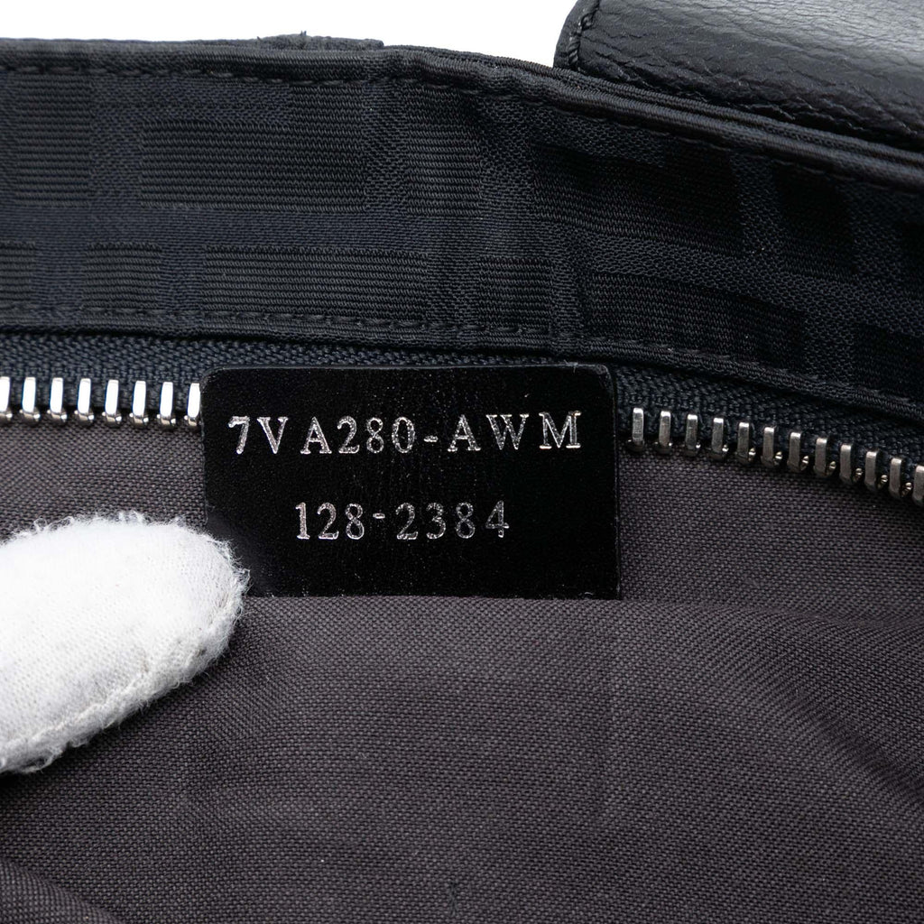 Fendi Zucca Canvas Double Pocket Belt Bag