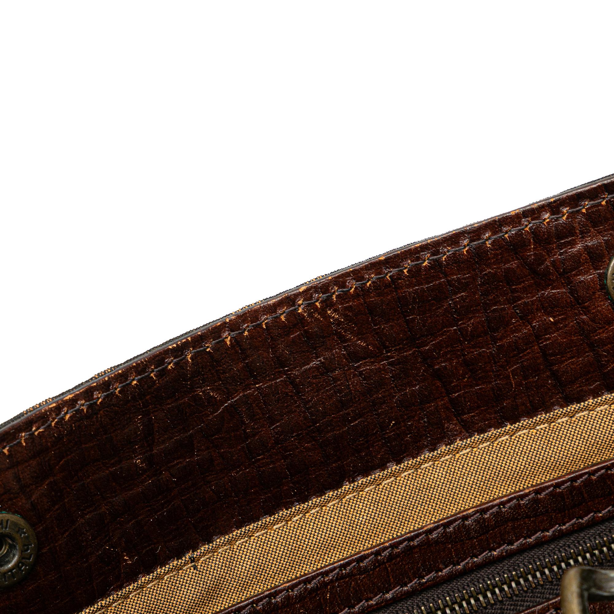 Fendi Zucca Canvas Etniko Handbag