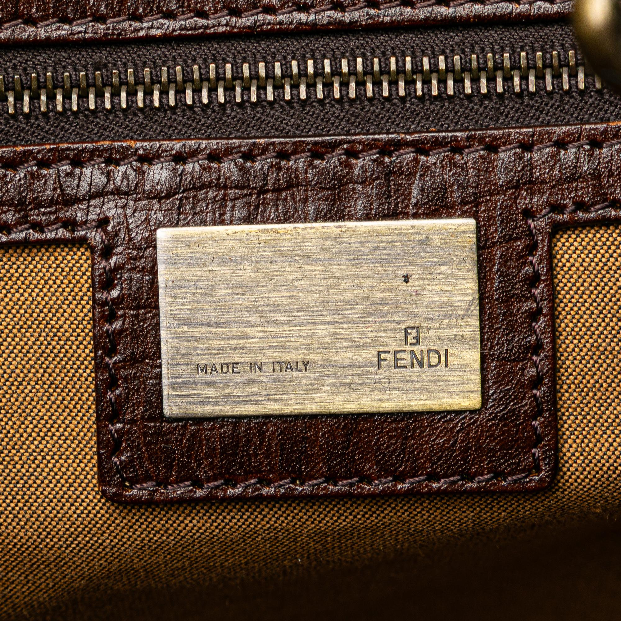 Fendi Zucca Canvas Etniko Handbag