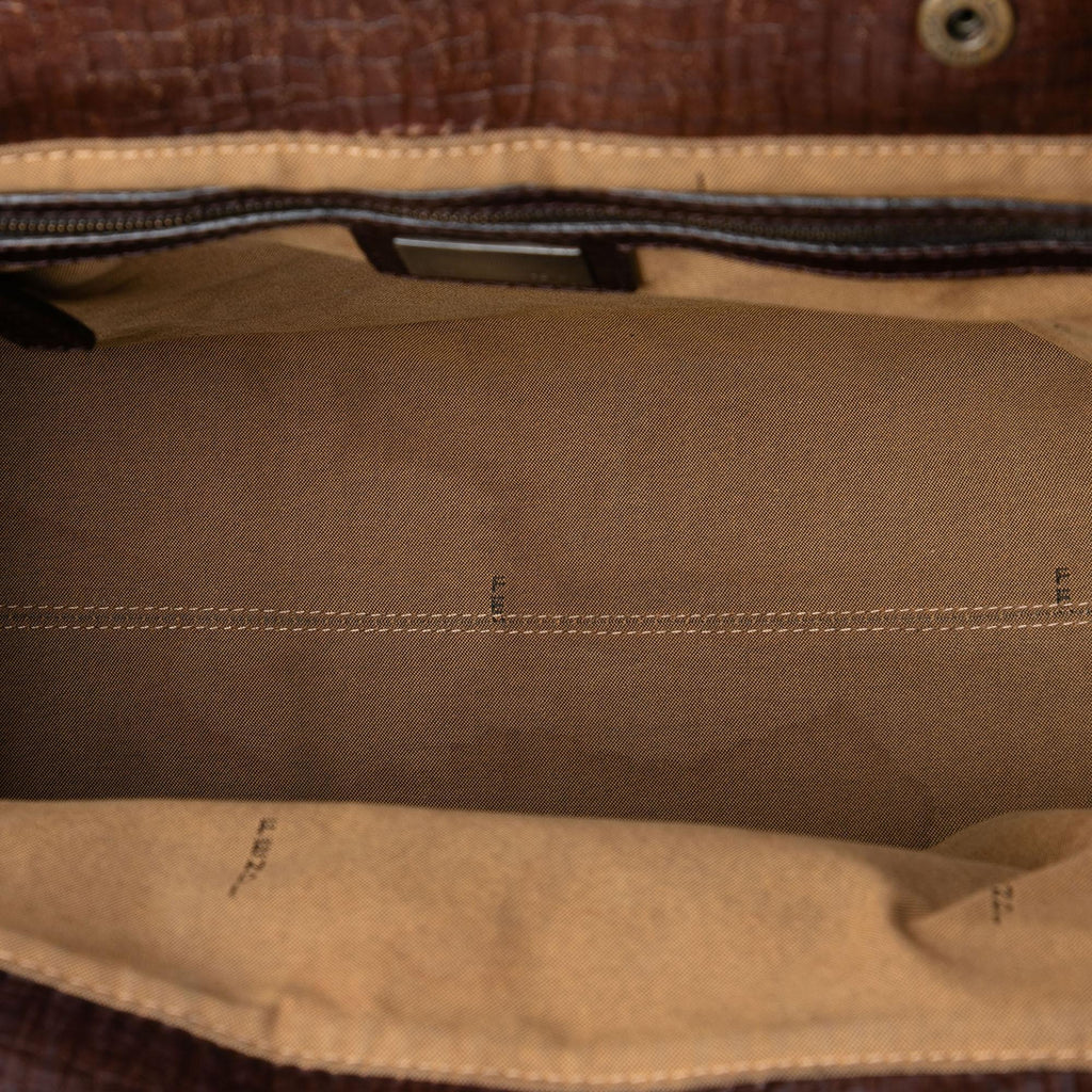 Fendi Zucca Canvas Etniko Handbag