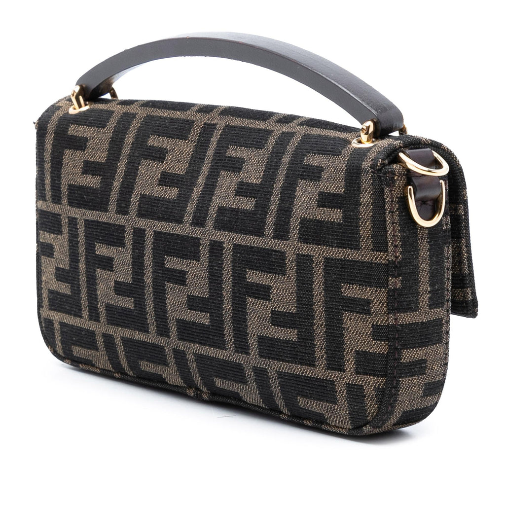 Fendi Zucca Canvas FF 1974 Phone Baguette