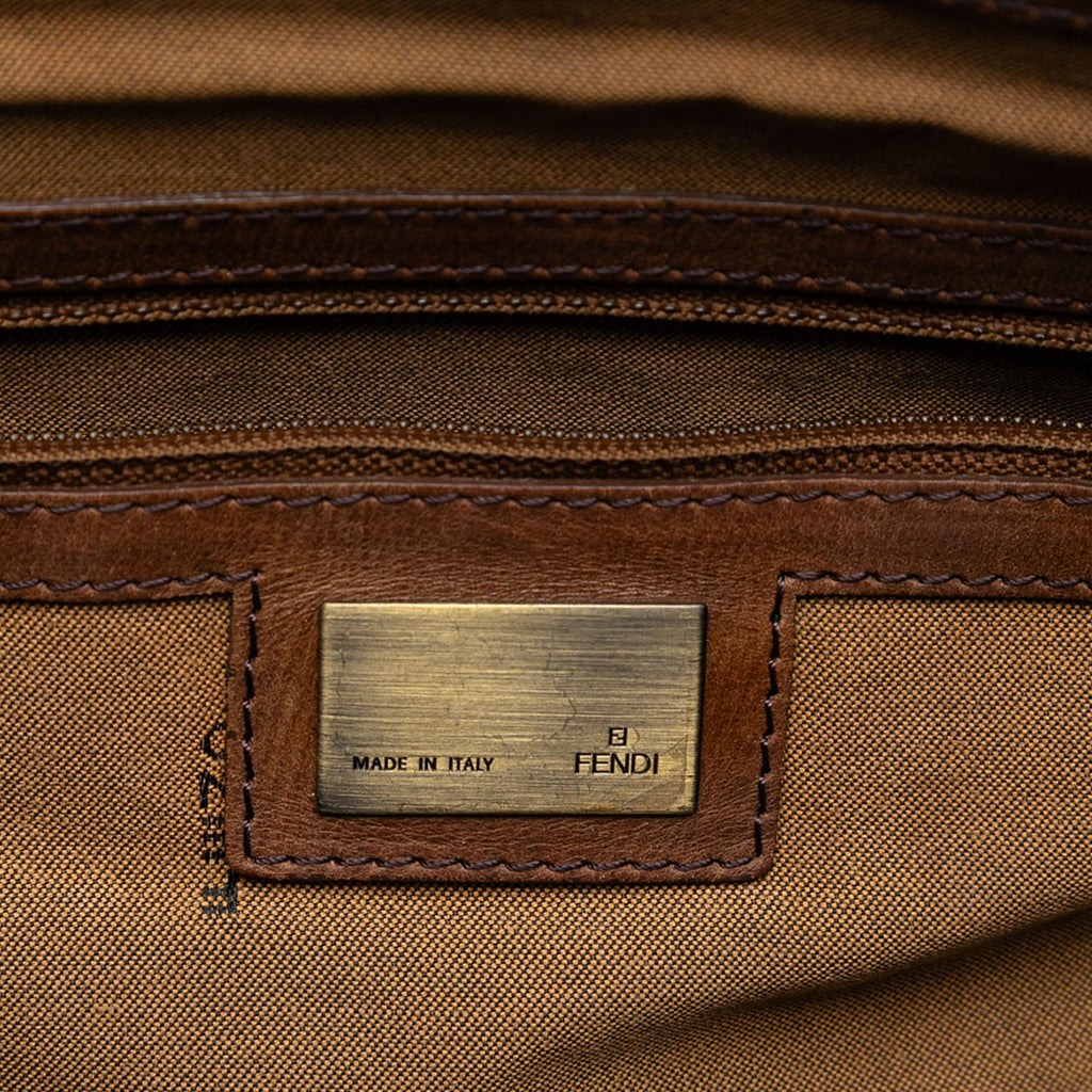 Fendi Zucca Canvas FF Messenger Bag