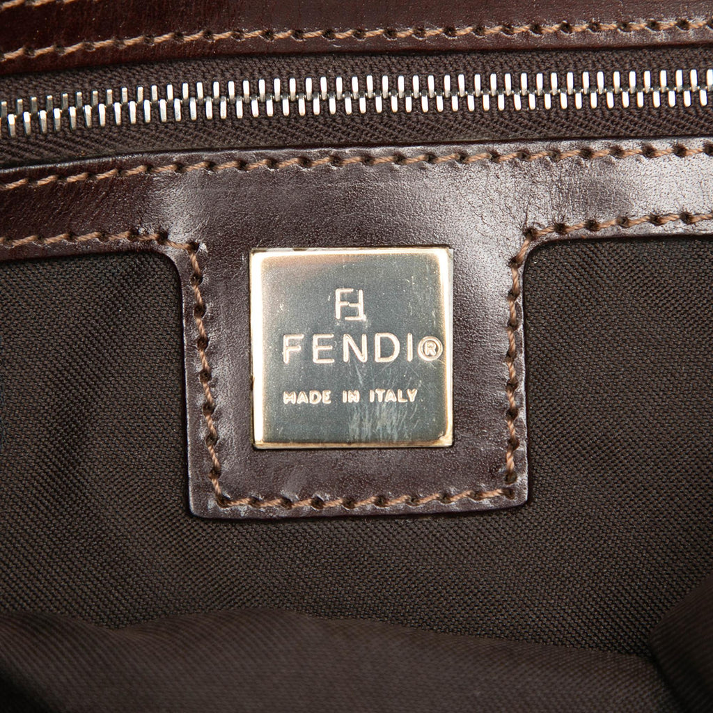 Fendi Zucca Canvas Flap Pochette