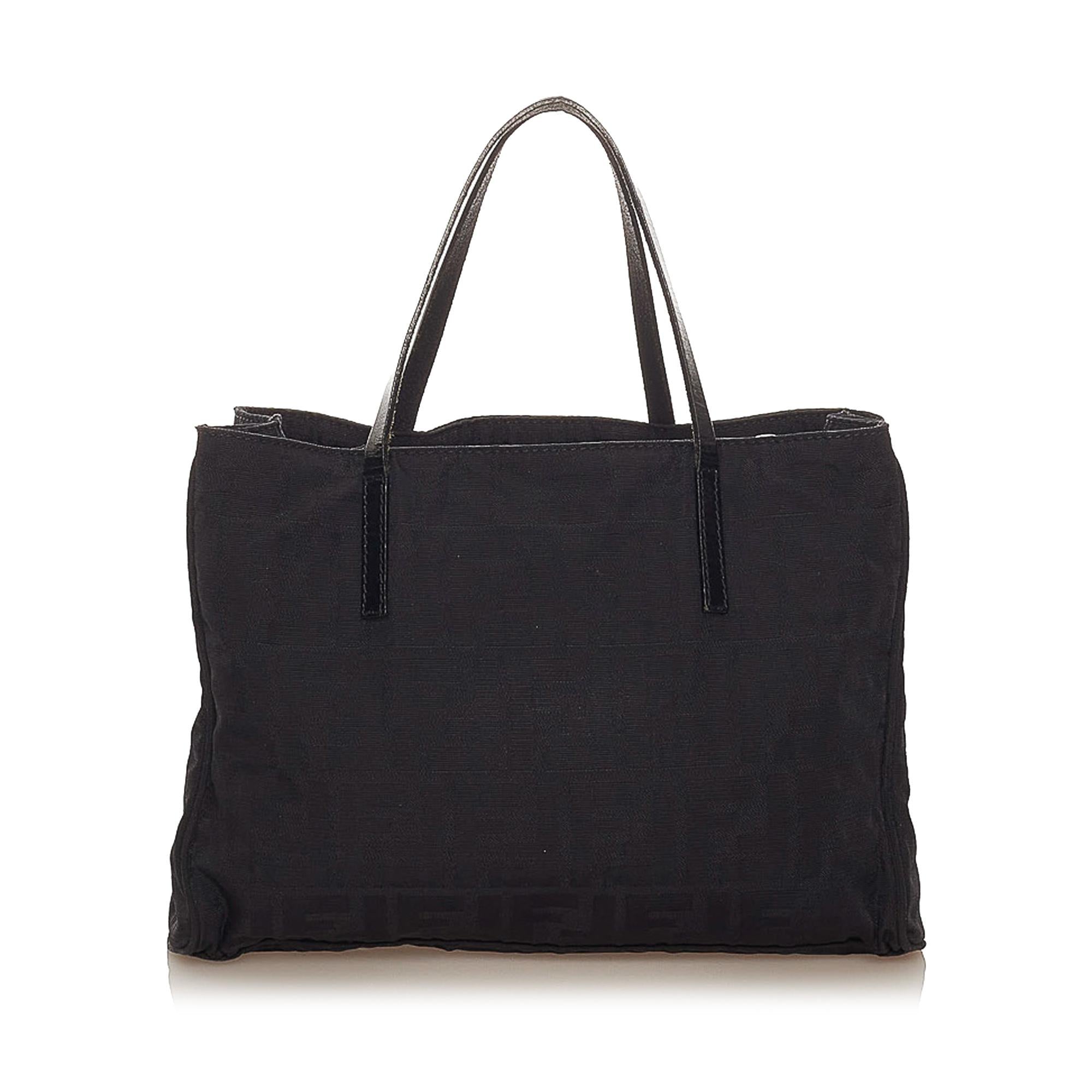 Fendi Zucca Canvas Handbag (SHG-28120)