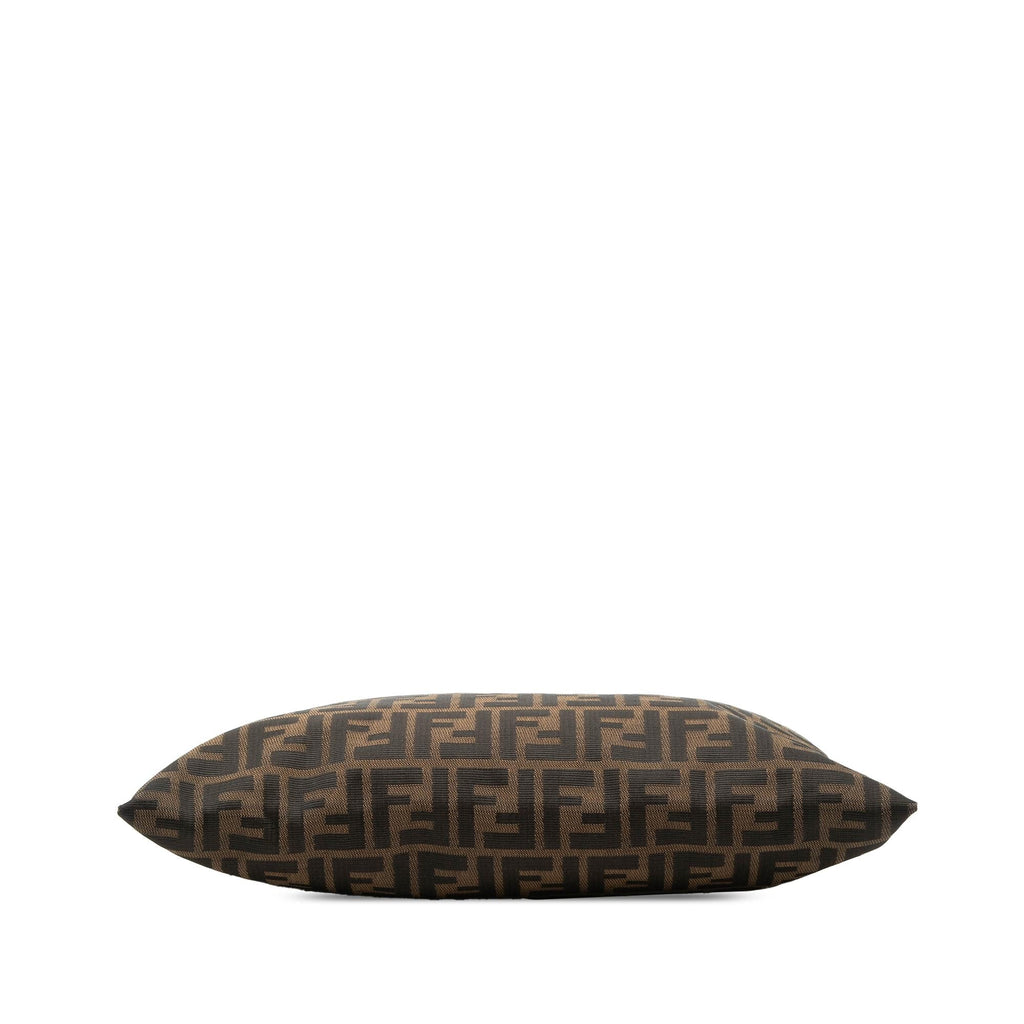 Fendi Zucca Canvas Metal Handle Tote