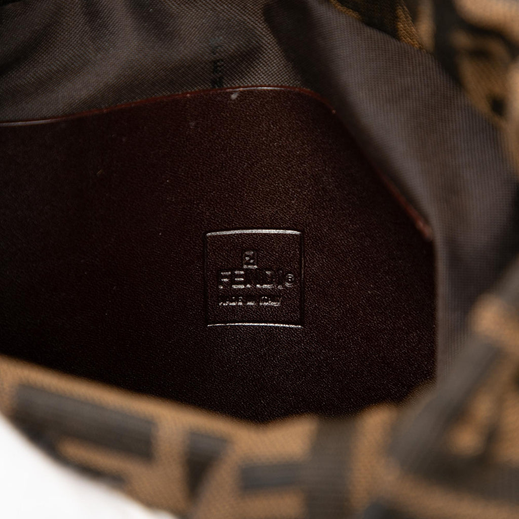 Fendi Zucca Canvas Palazzo Bucket Bag