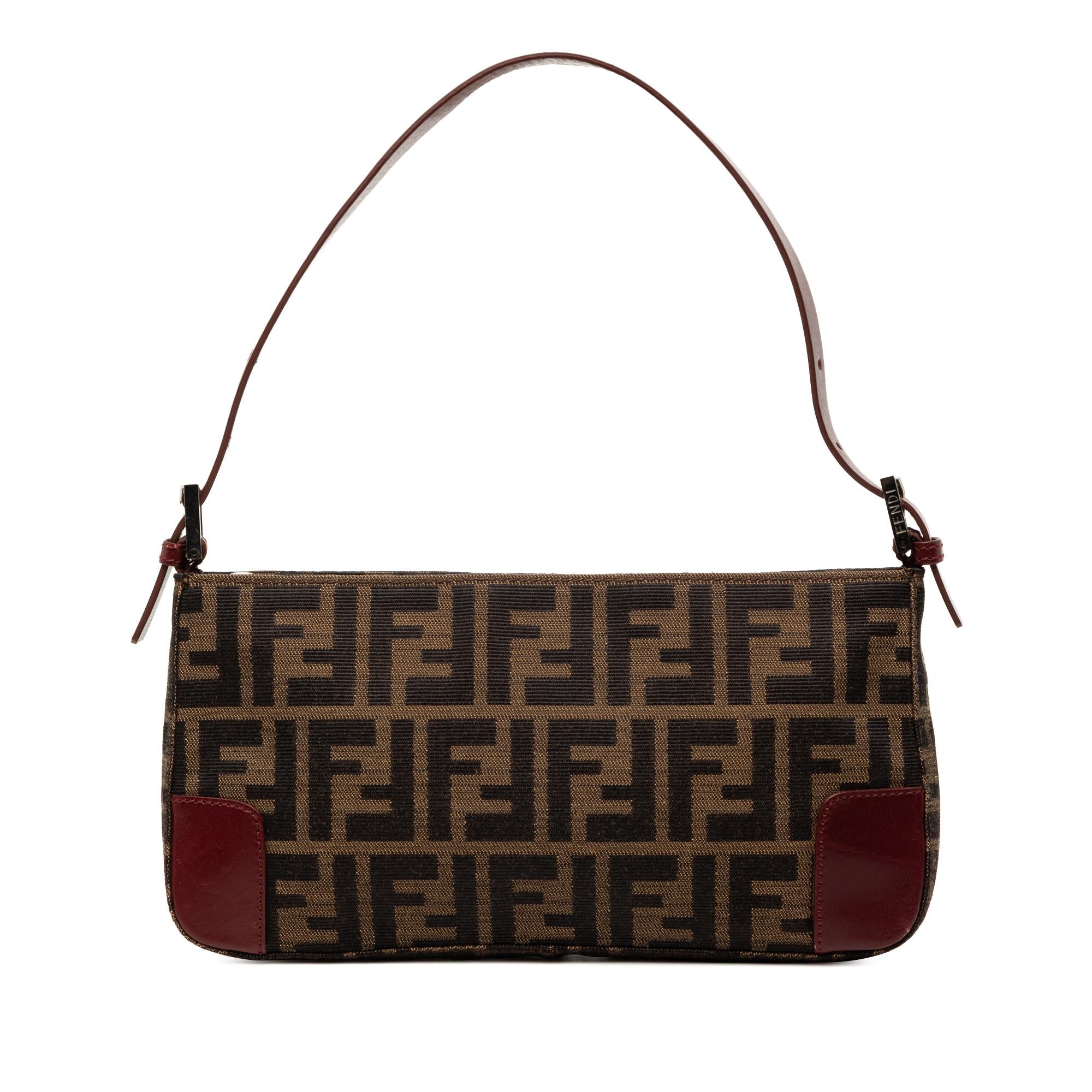 Fendi Zucca Canvas Pochette