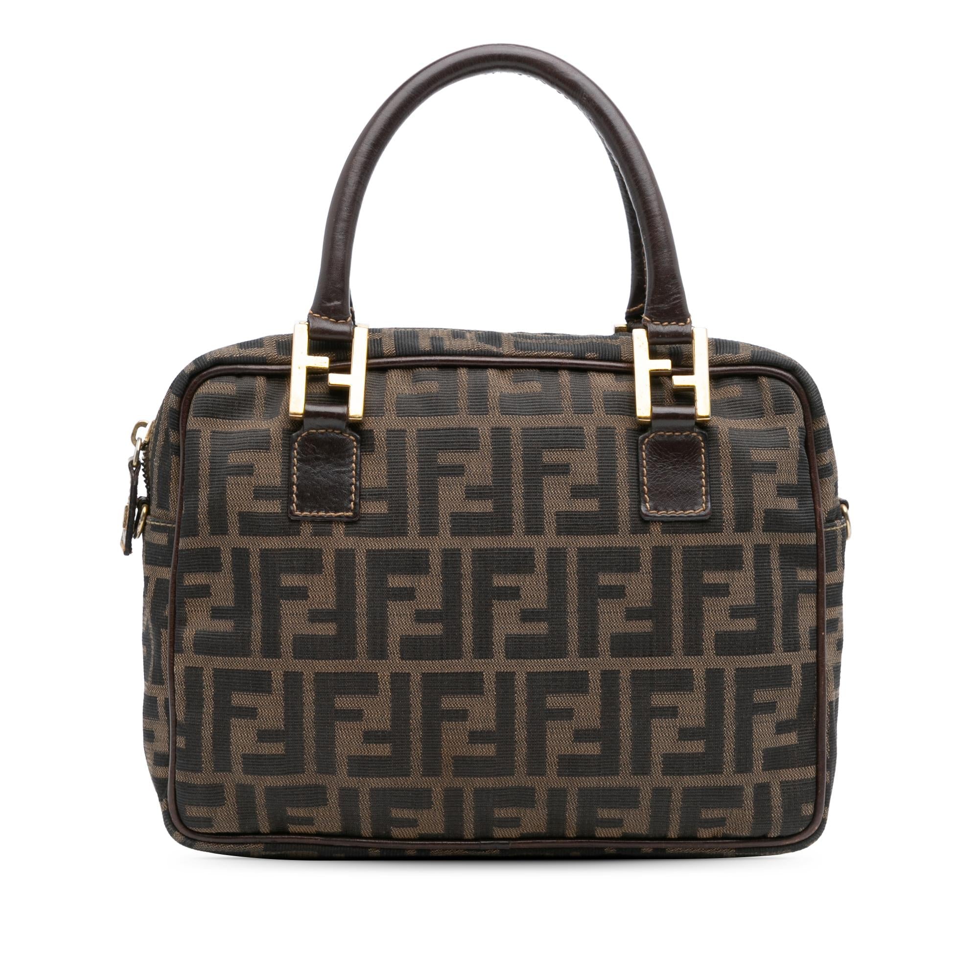 Fendi Zucca Canvas Satchel