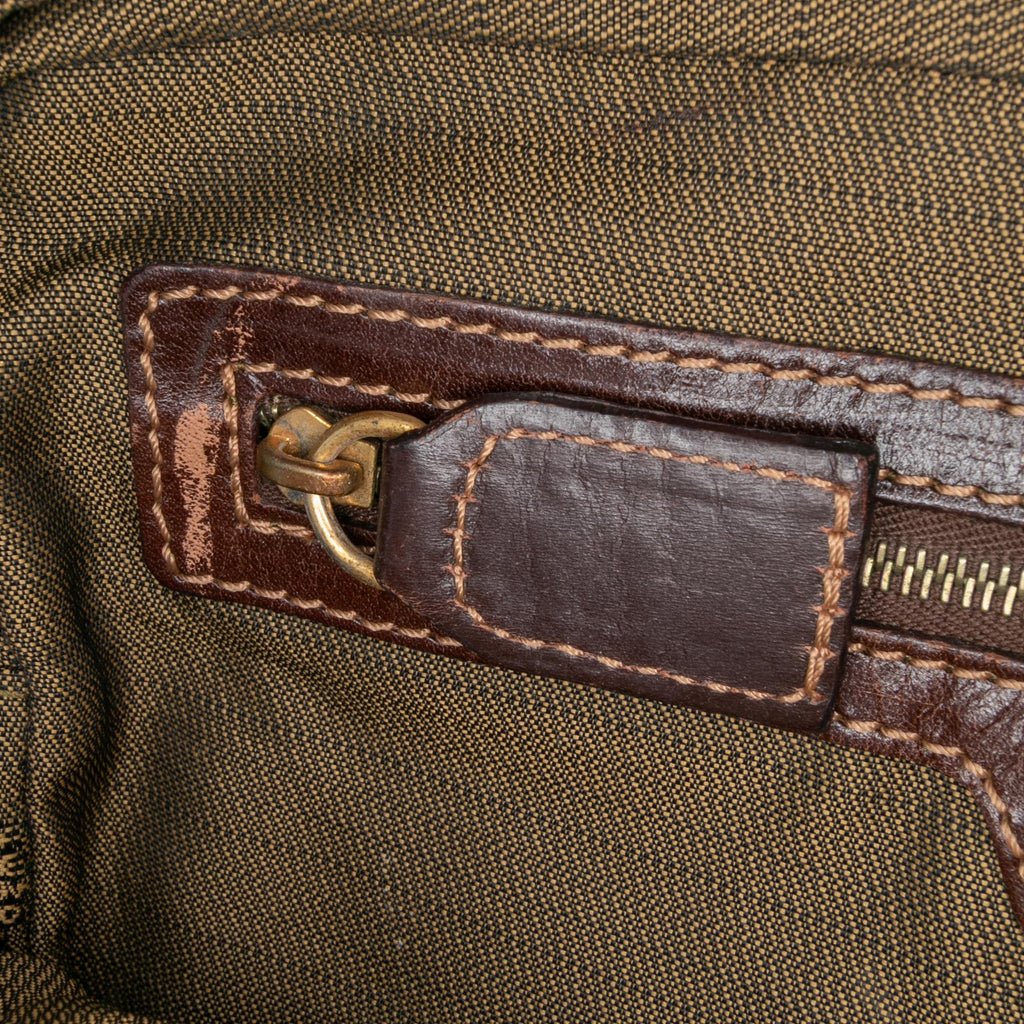 Fendi Zucca Canvas Satchel