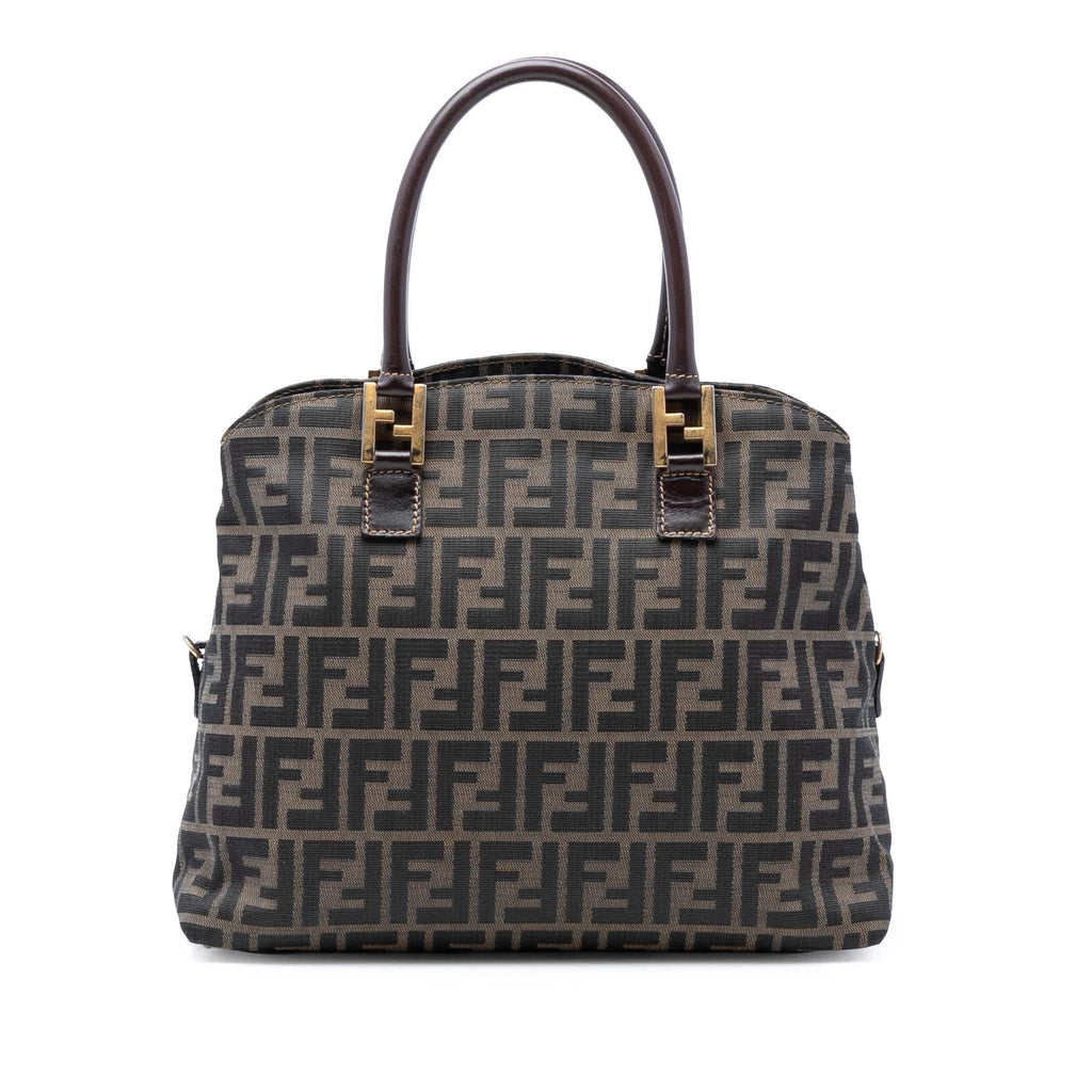 Fendi Zucca Canvas Satchel