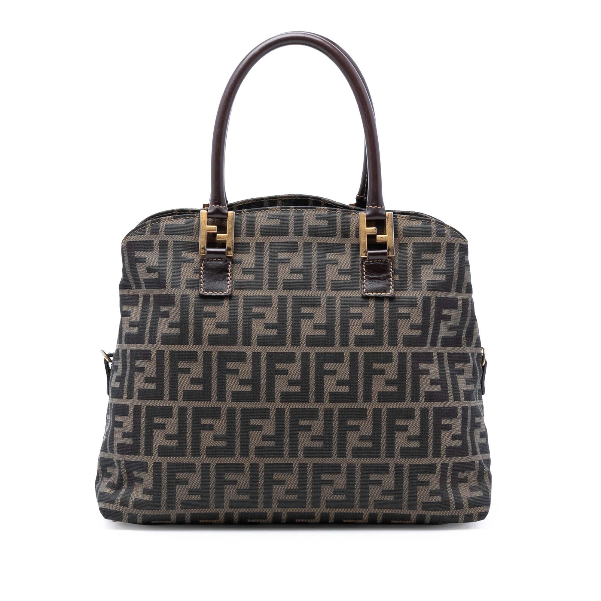 Fendi Zucca Canvas Satchel
