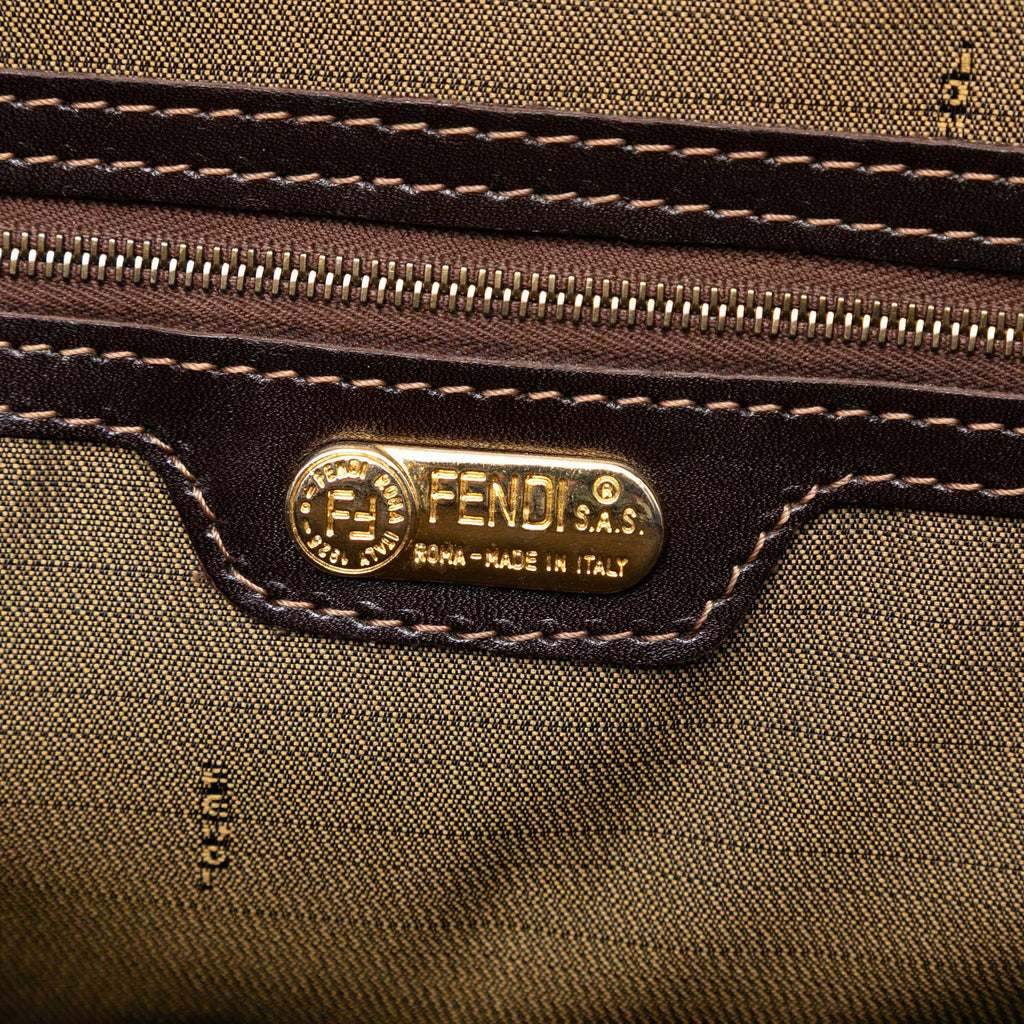 Fendi Zucca Canvas Satchel