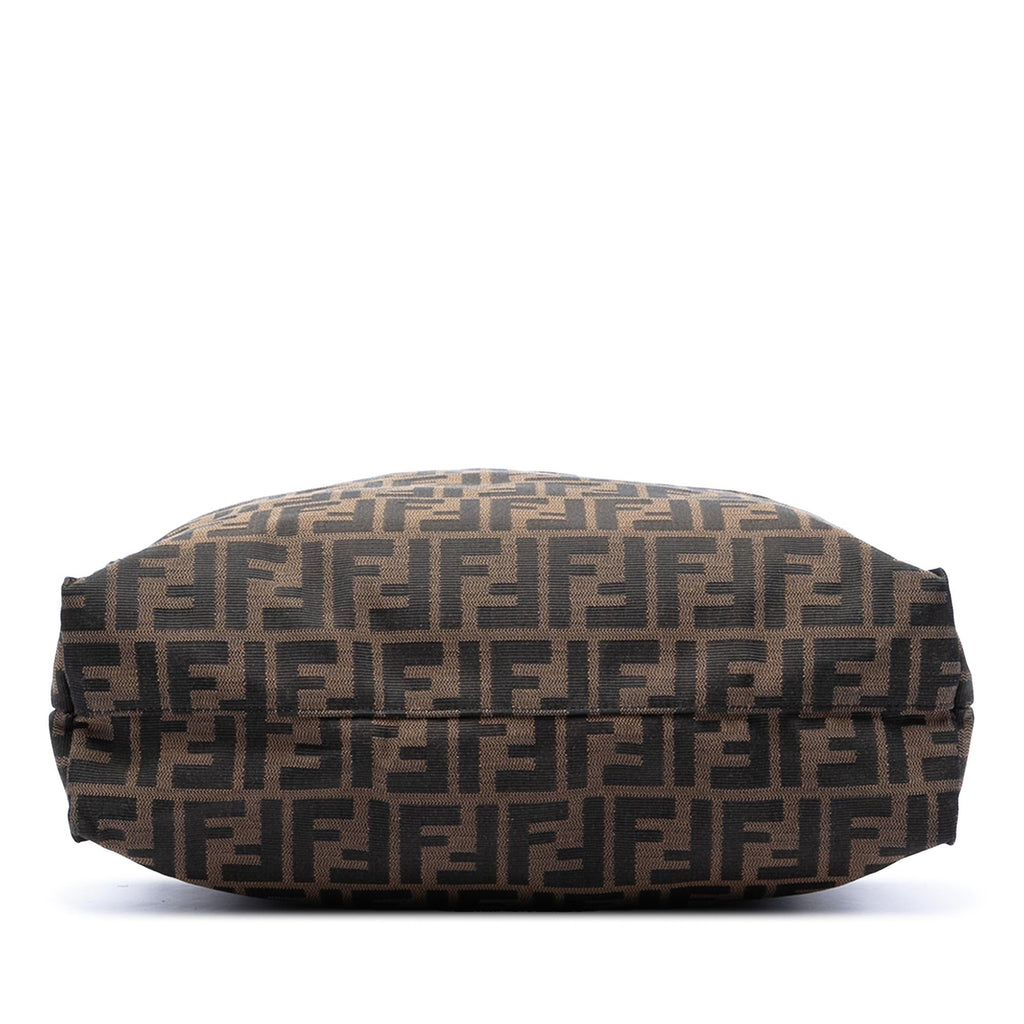 Fendi Zucca Canvas Selleria Shopping Tote