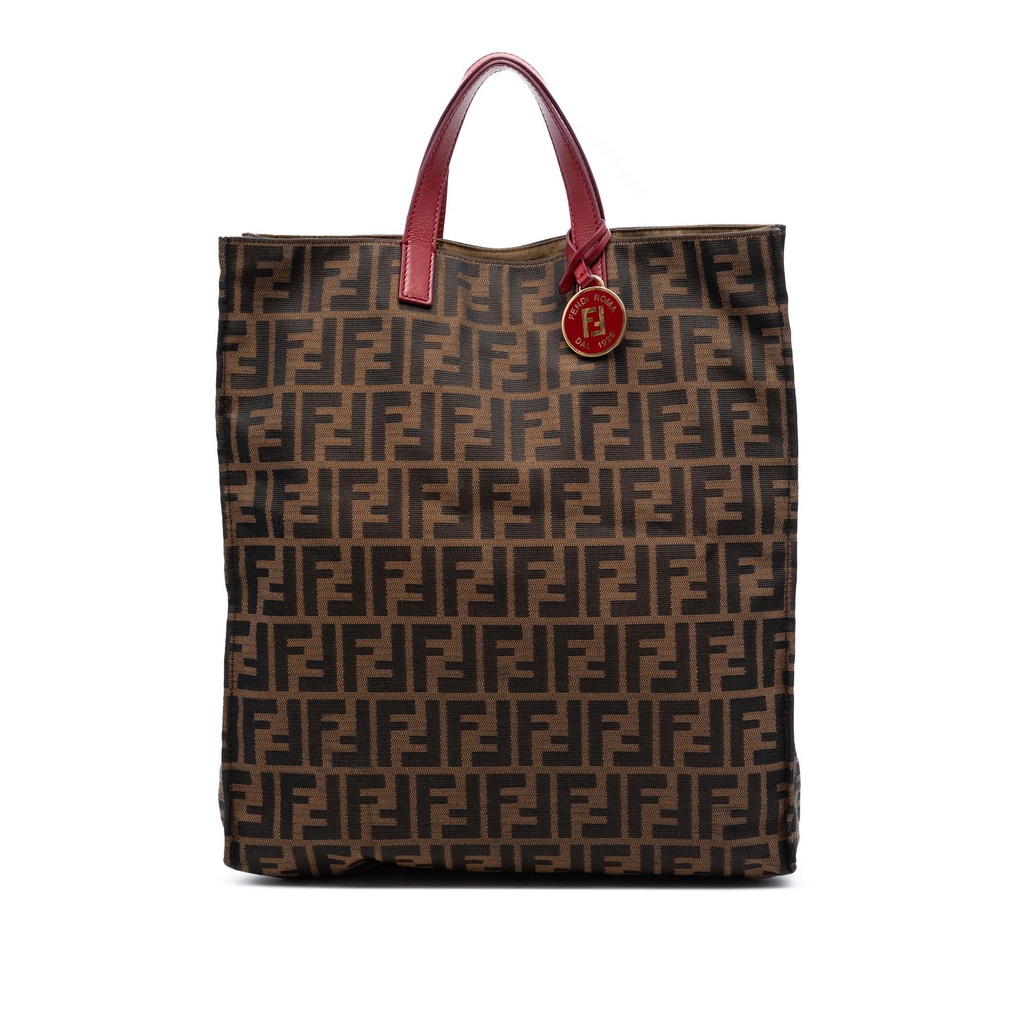 Fendi Zucca Canvas Shopping Tote