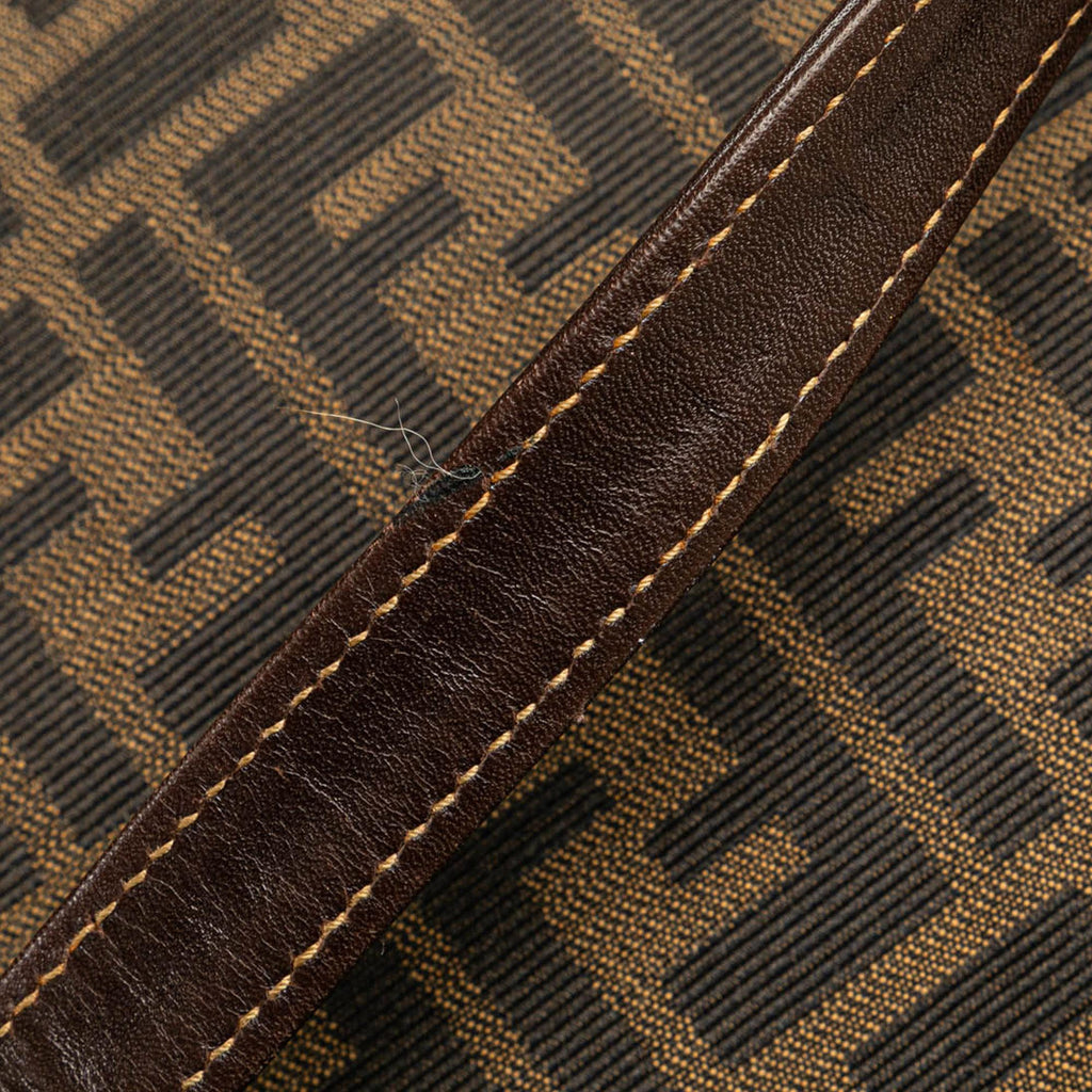 Fendi Zucca Canvas Shoulder Bag