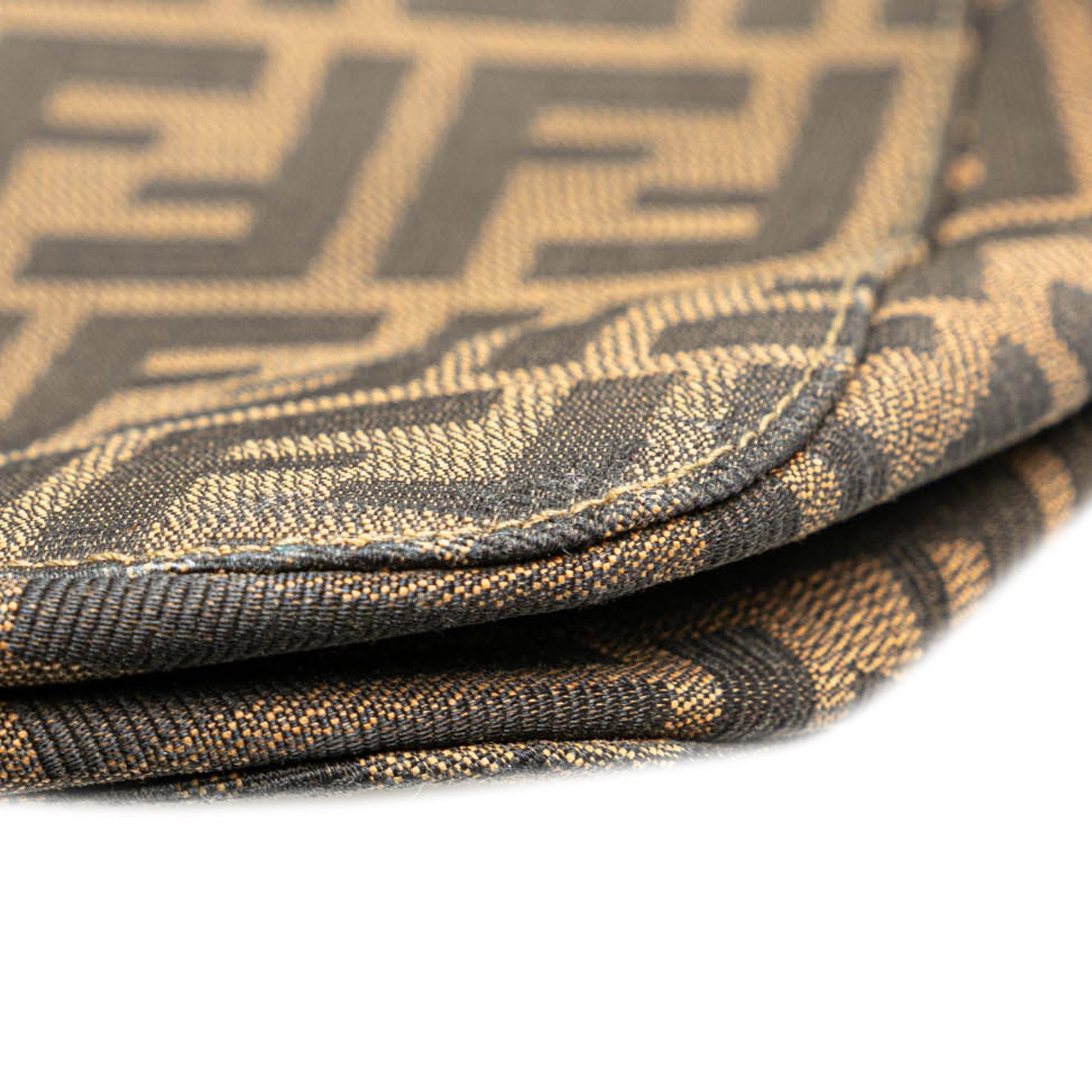 Fendi Zucca Canvas Shoulder Bag