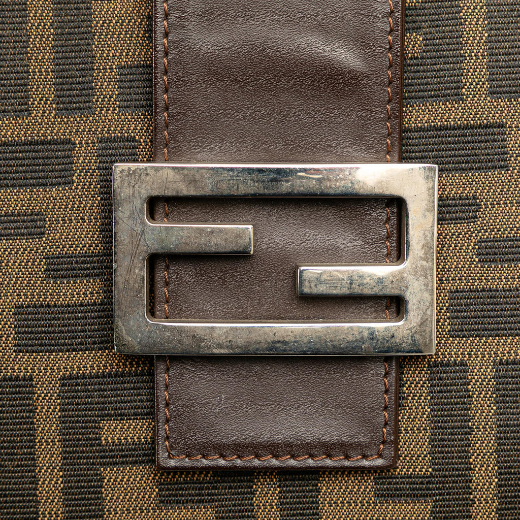 Fendi Zucca Canvas Shoulder Bag