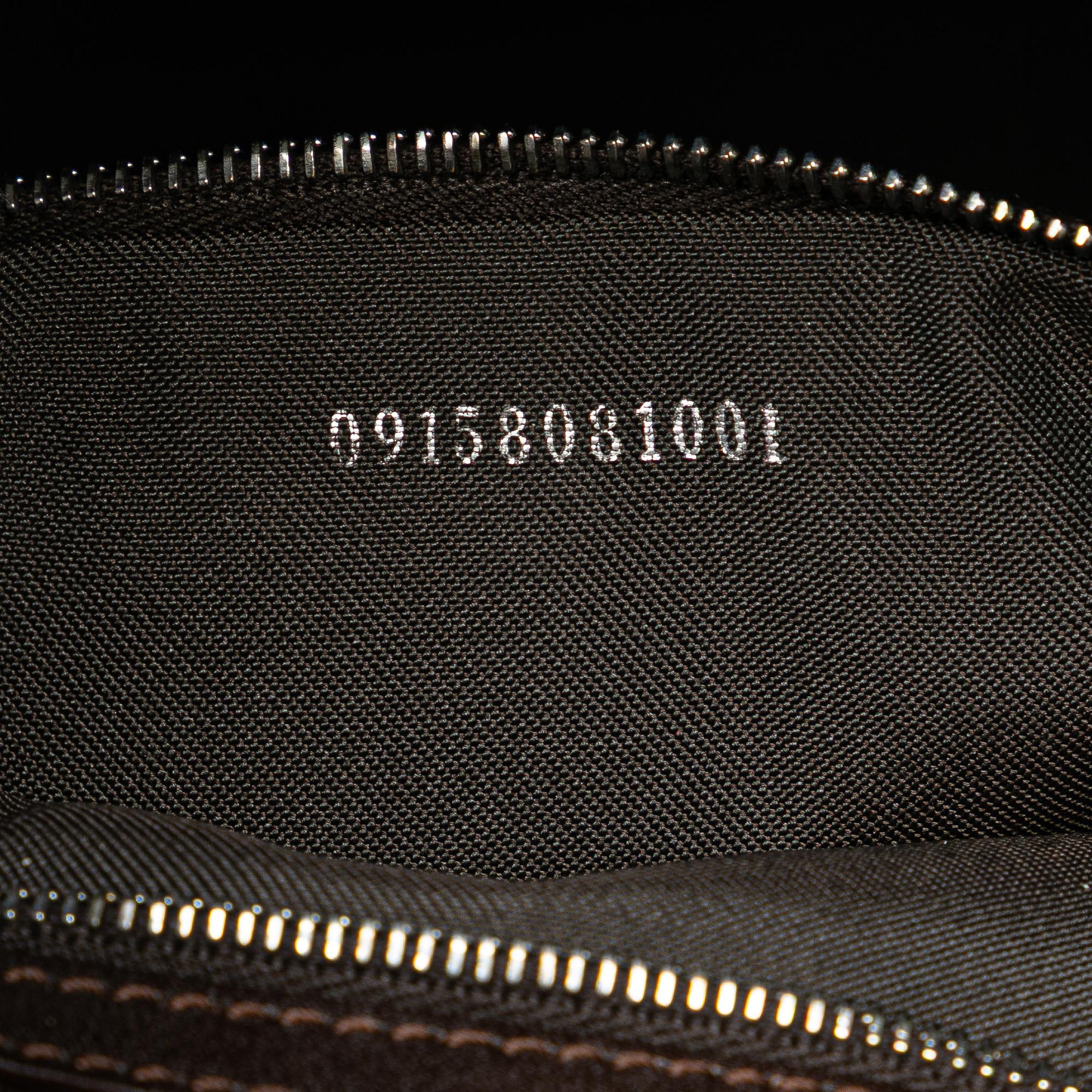 Fendi Zucca Canvas Shoulder Bag