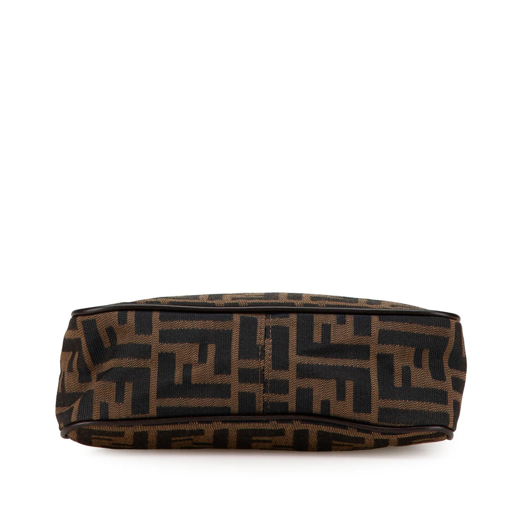 Fendi Zucca Canvas Shoulder Bag