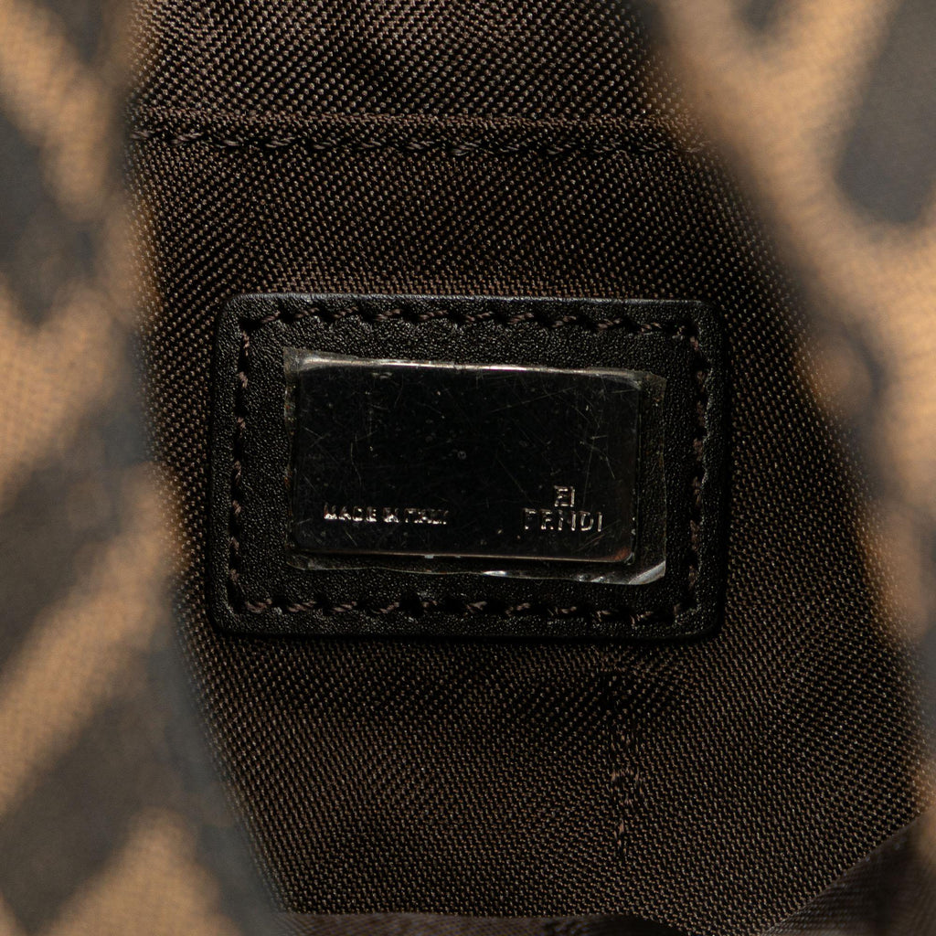 Fendi Zucca Canvas Shoulder Bag